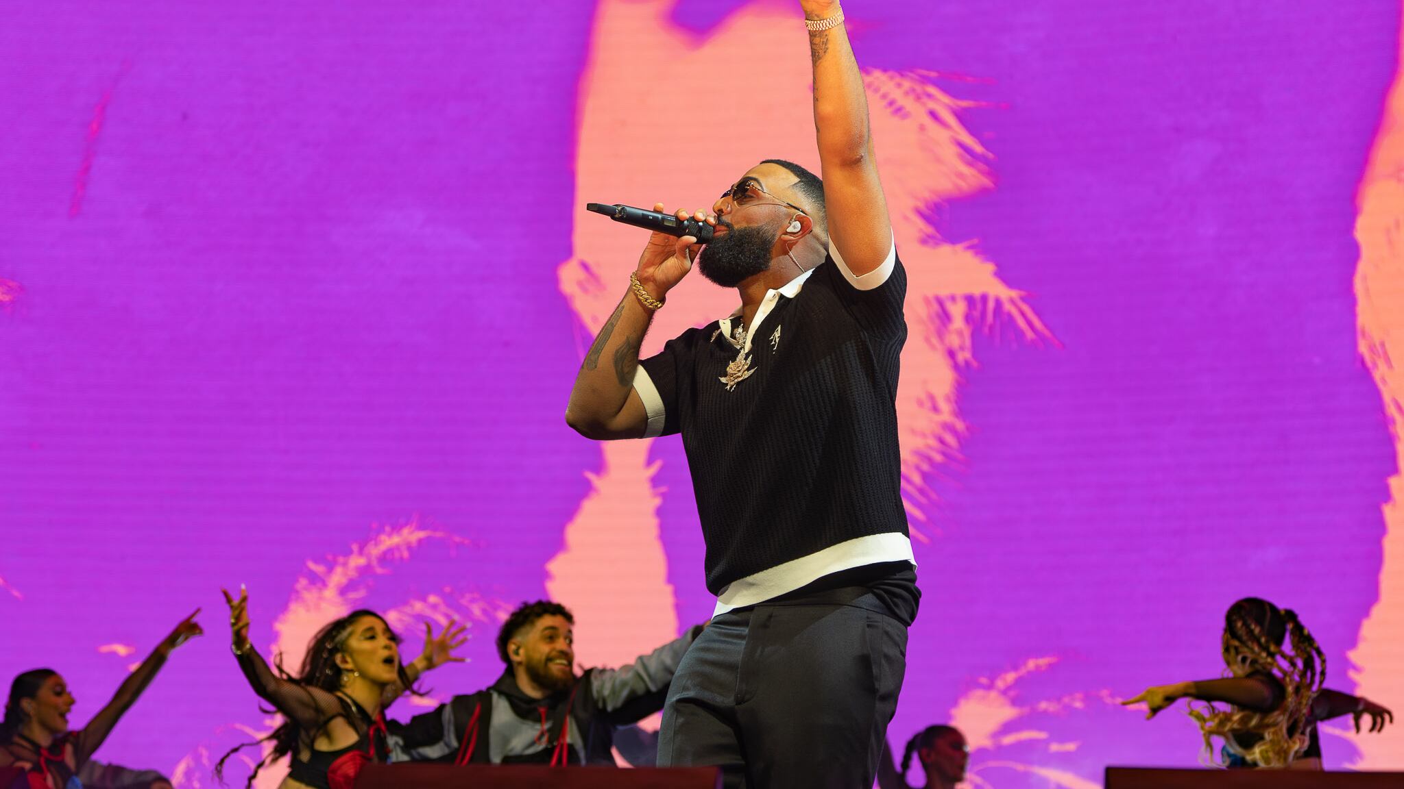 Eladio Carrión en el Coliseo de Puerto Rico.