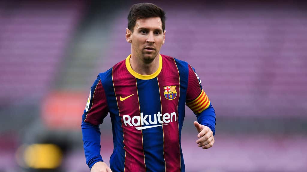 Messi salió del Barcelona en 2021.