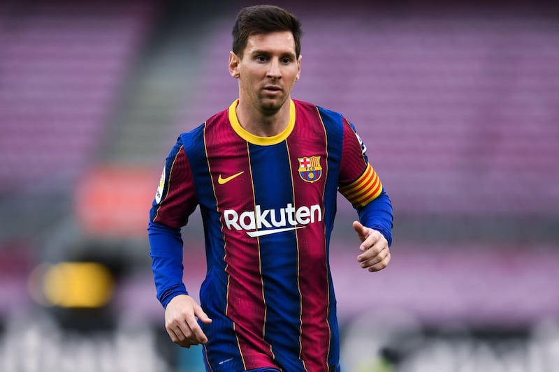Messi salió del Barcelona en 2021.