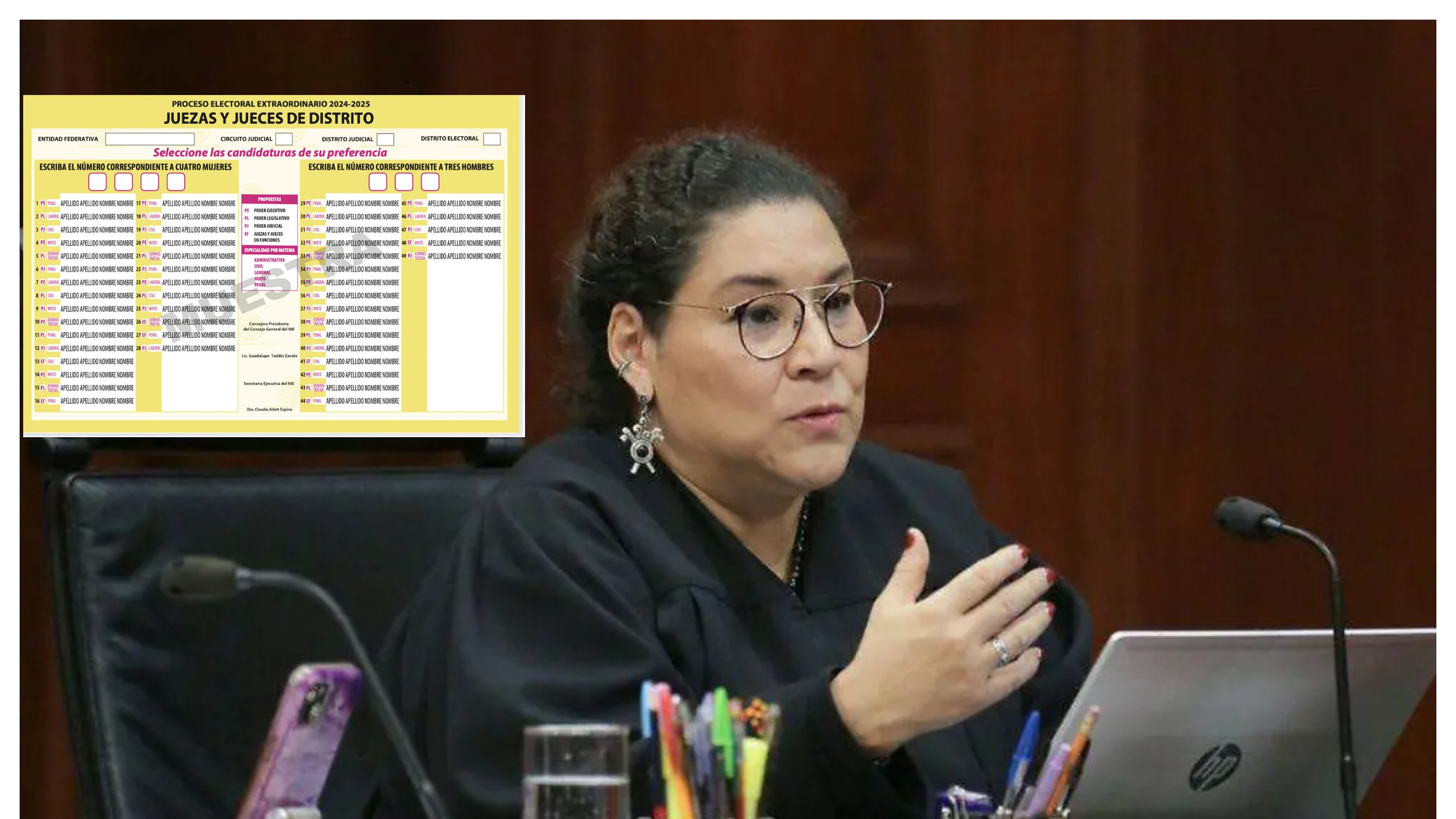 Lenia Batres Ministra del Pueblo