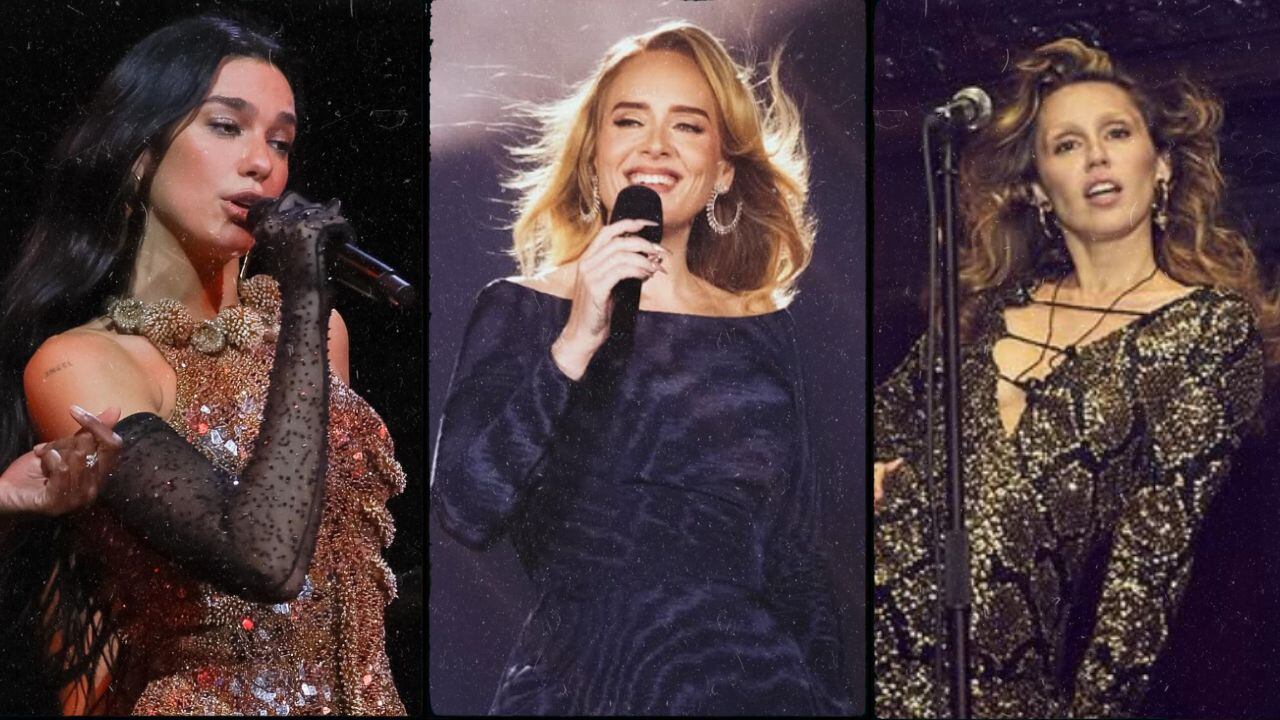 Dua Lipa, Adele y Miley Cyrus