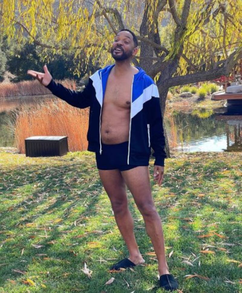 Will Smith en Instagram confiesa que está en la "peor forma de su vida" con esta foto