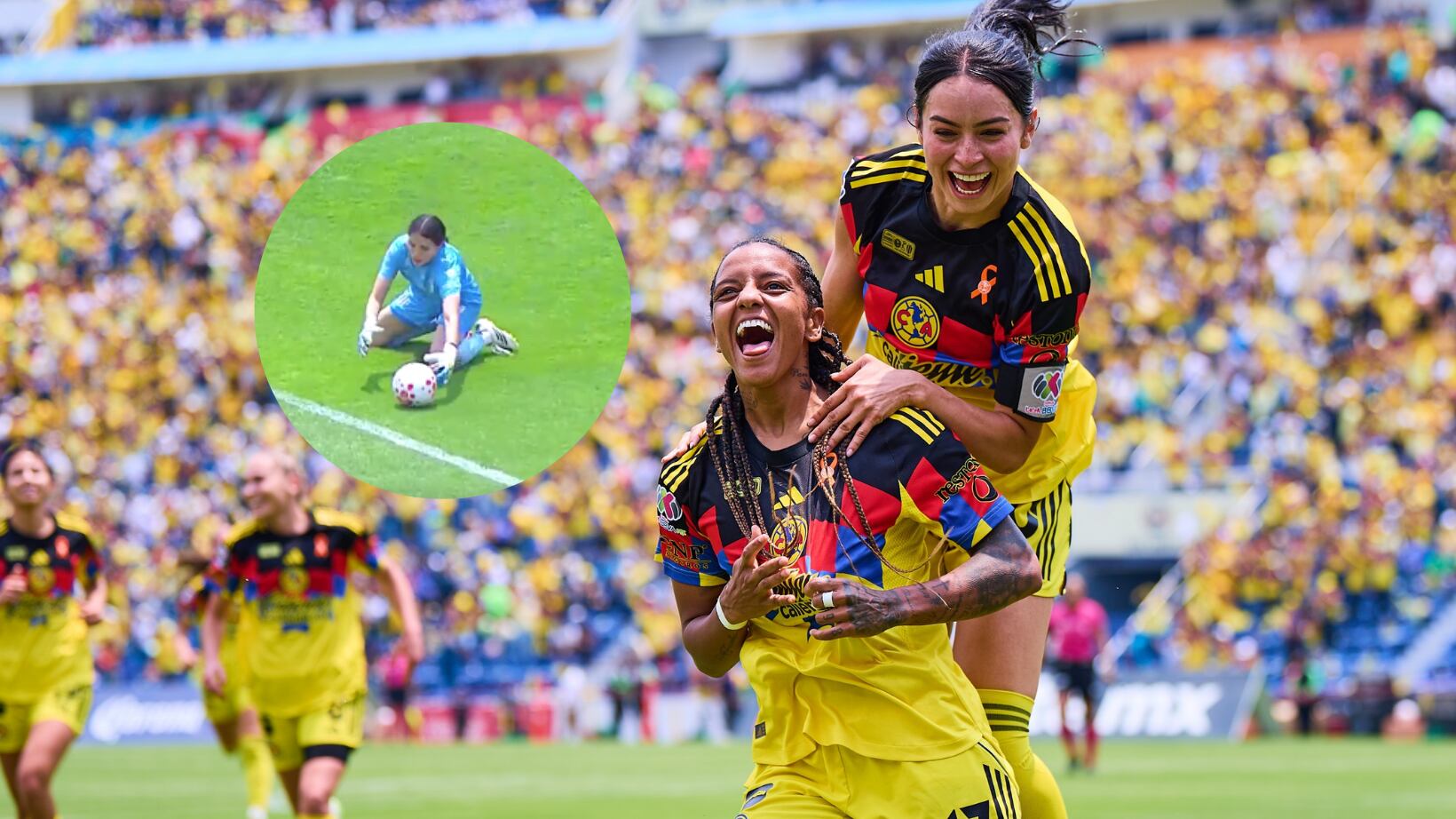 América aprovechó los errores del rival.