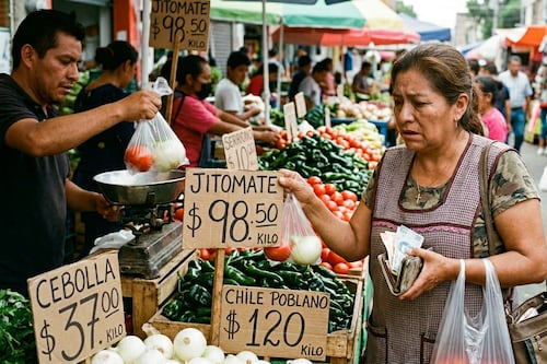 Adiós a la salsa roja y chiles rellenos; jitomate, cebolla y poblanos suben 24%