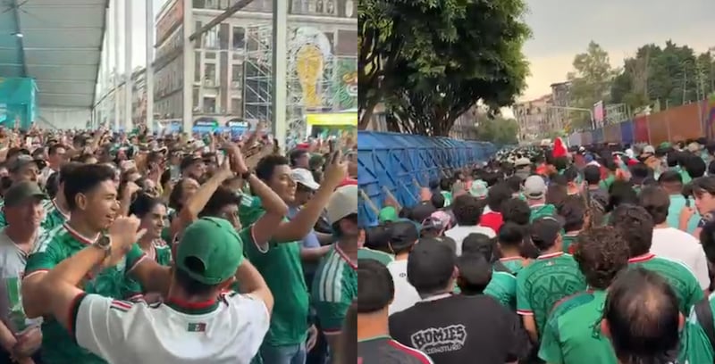 Fan Fest en el Zócalo de la CDMX.