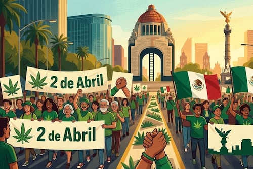 Marchas hoy 2 de abril en CDMX: colectivos cannábicos y concentraciones en Cuauhtémoc