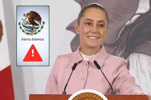 Sheinbaum revela el momento exacto en que la sorprendió el temblor del 8 de febrero