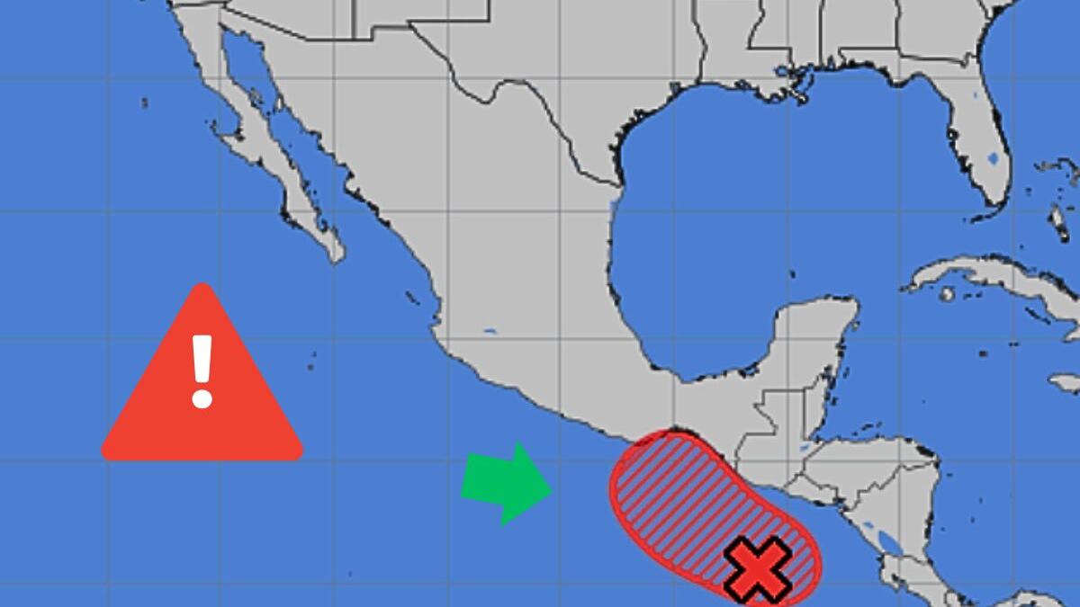 Ciclón Tropical 5-E se forma frente a México; podría tocar tierra como huracán Erick las próximas horas