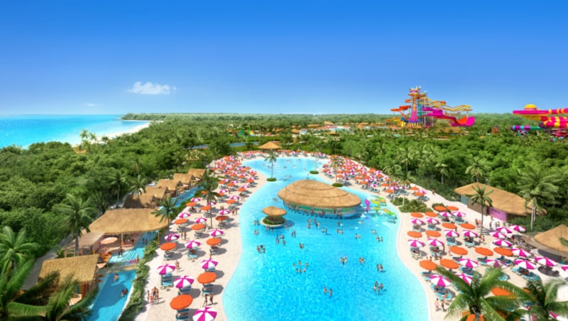 El nuevo parque acuático Perfect Day México abrirá en 2027 en la Costa Maya, al sur de Quintana Roo.