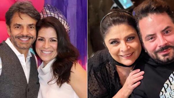 Victoria Ruffo y Eugenio Derbez nieta