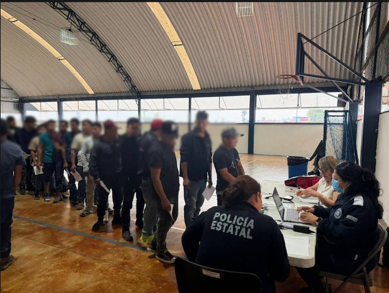 Migrantes rescatados