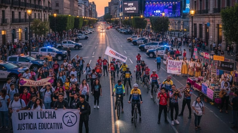 CDMX: marchas, rodadas y conciertos masivos marcarán el viernes 21 de noviembre