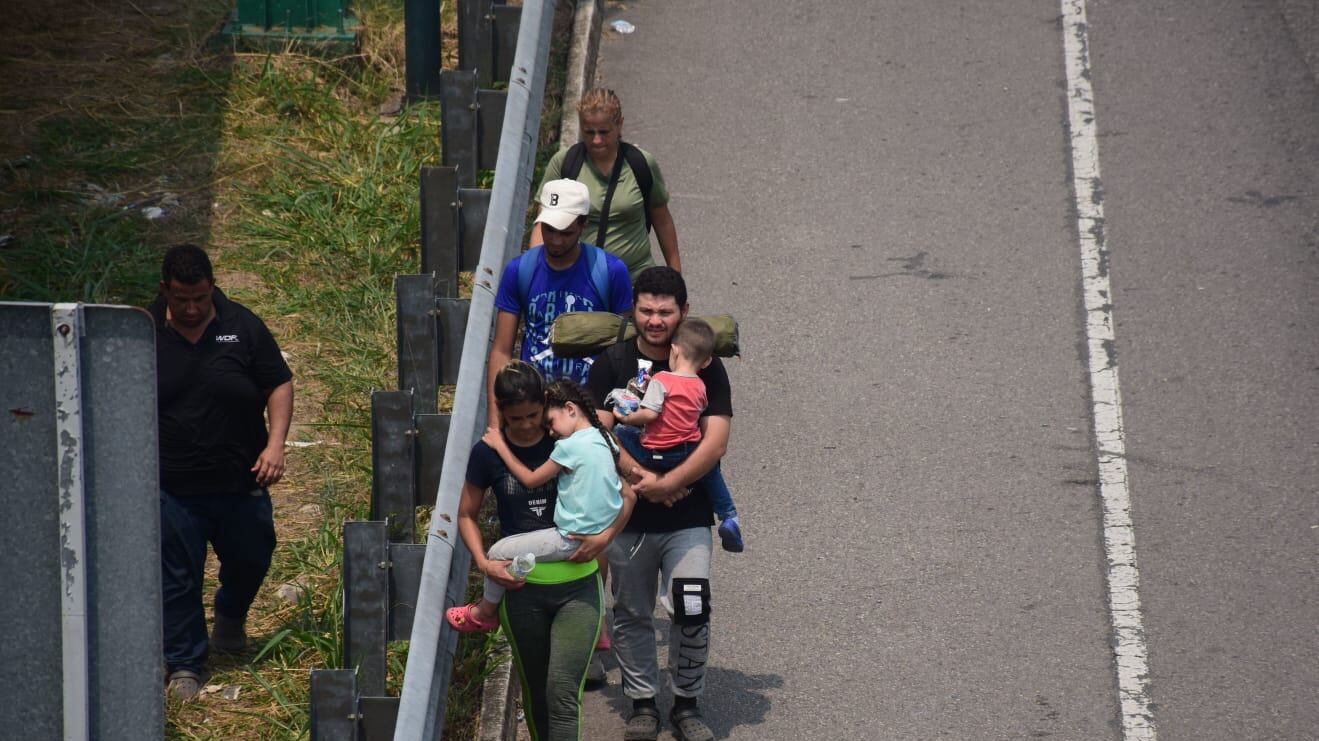 Muchos migrantes que están en el sur de México ya se preparan para viajar a Estados Unidos.