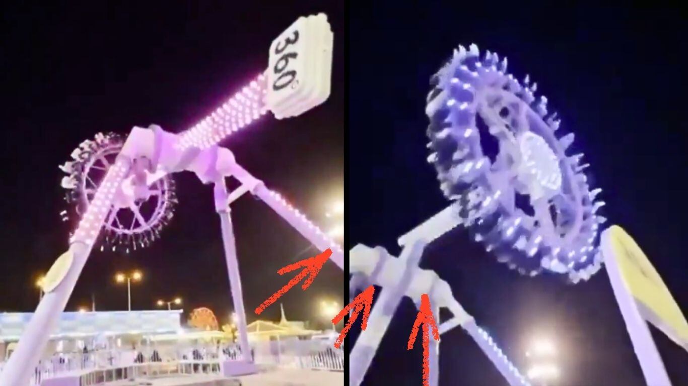 Accidente de juego mecánico