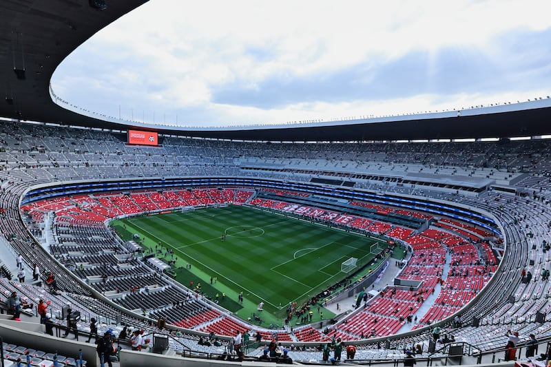 El ahora Estadio Banorte seguirá trabajando a marchas forzadas para estar listo en la inauguración del Mundial.