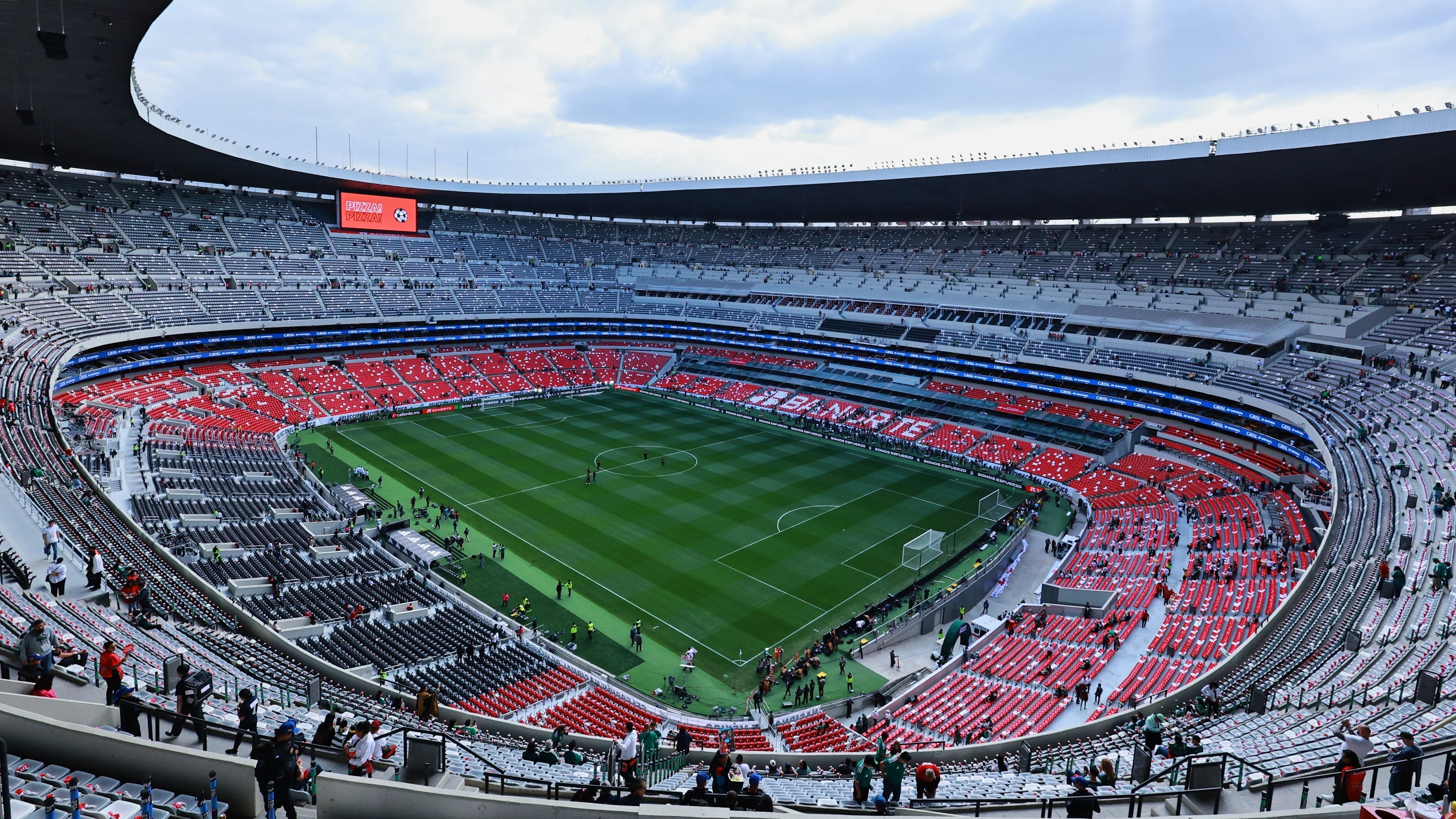 El ahora Estadio Banorte seguirá trabajando a marchas forzadas para estar listo en la inauguración del Mundial.