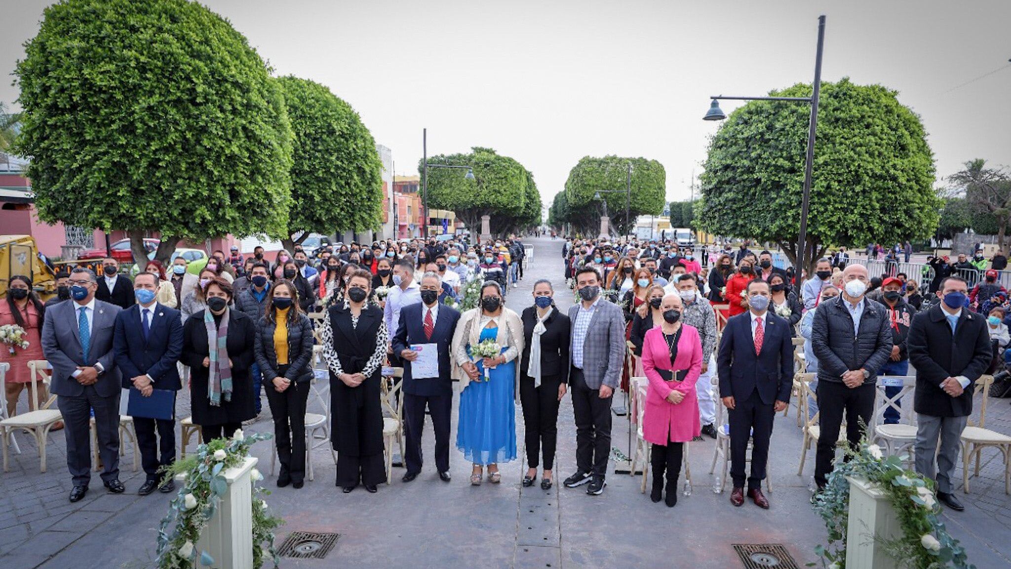 La alcaldesa presidió las uniones civiles.