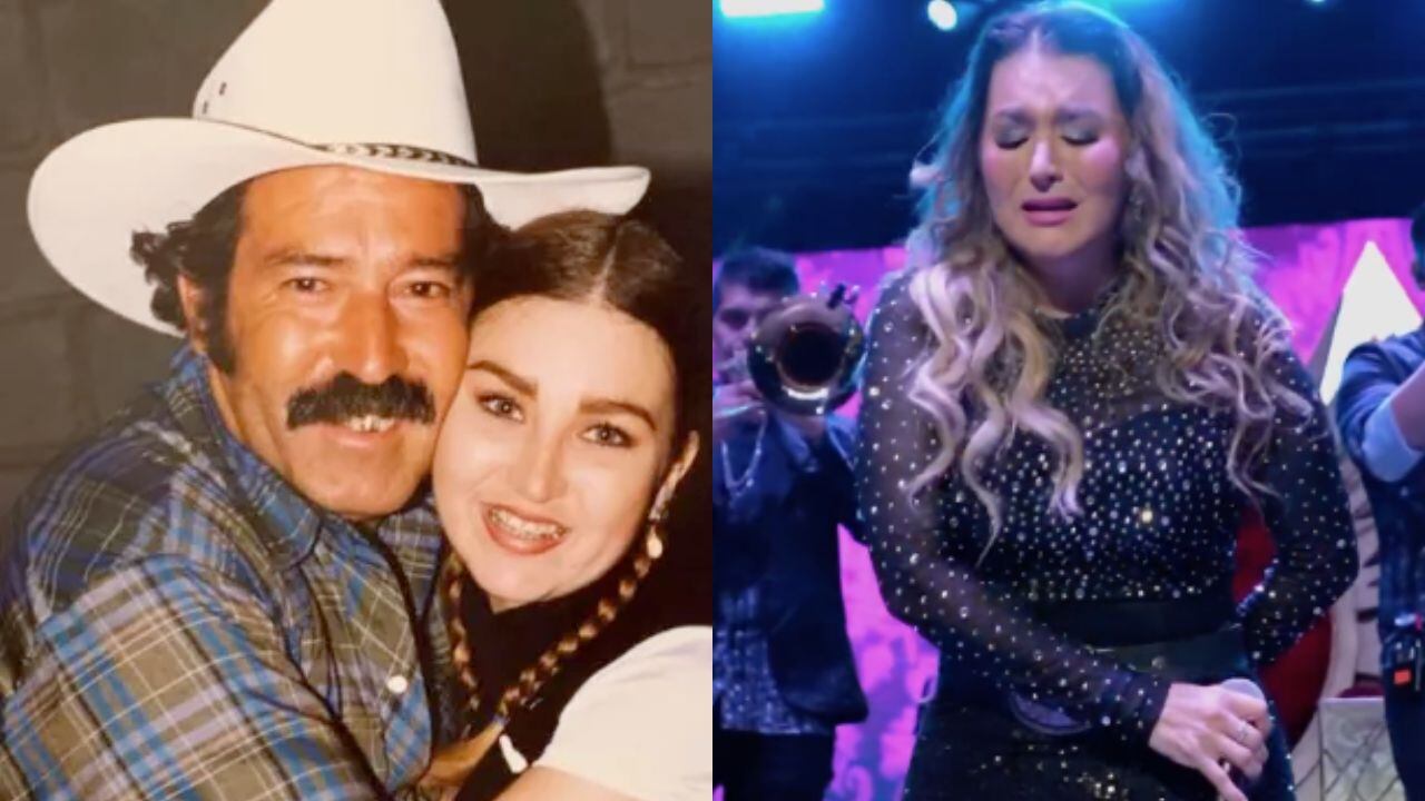 Alicia Villarreal no pudo despedir a su padre porque tenía un compromiso de trabajo en Estados Unidos.