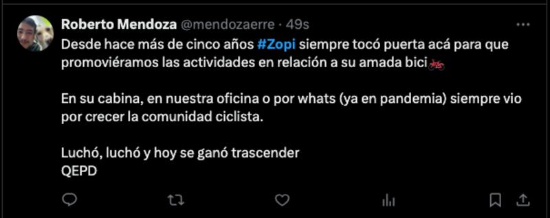Fanáticos se despide del Zopi