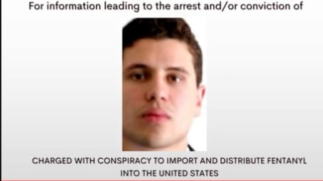 Recompensa por Iván Archivaldo Guzmán Salazar. Información en ChapitosTips@dea.gov