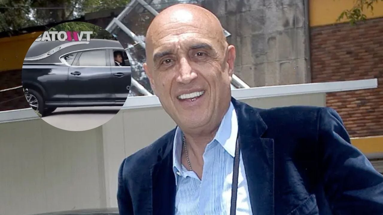 En redes sociales circuló un video de la carroza que transportará los restos del productor de televisión