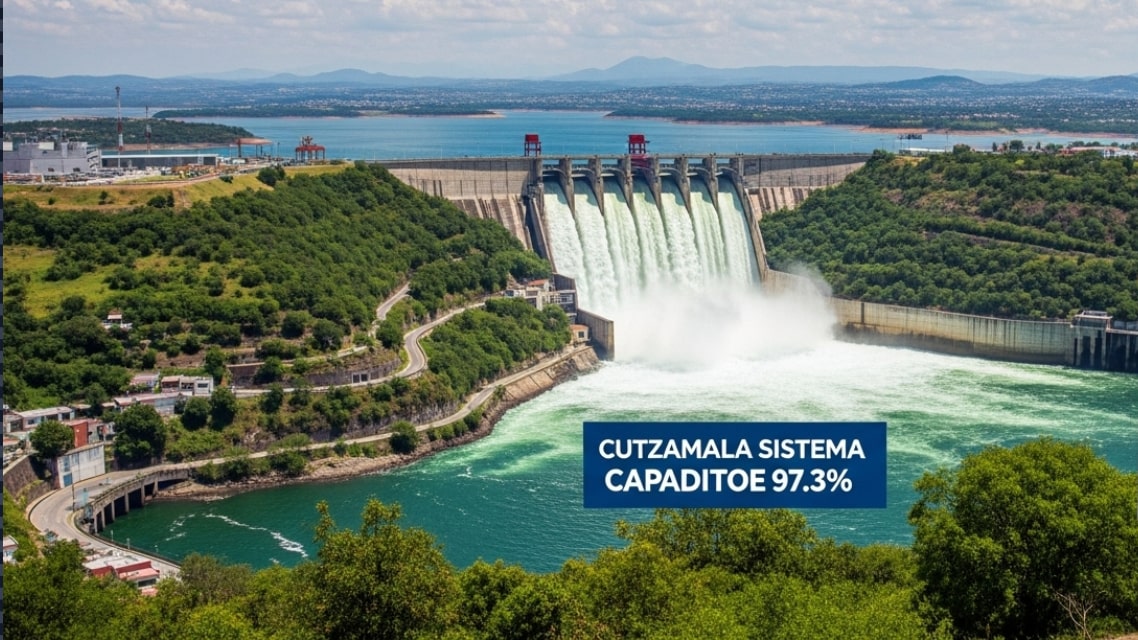 Sistema Cutzamala 97 por ciento