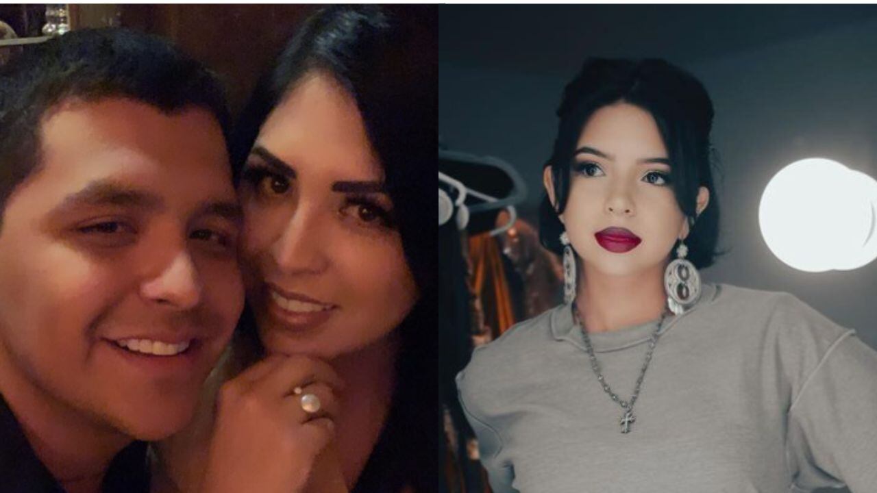 Christian Nodal junto a su mamá y Ángela Aguilar