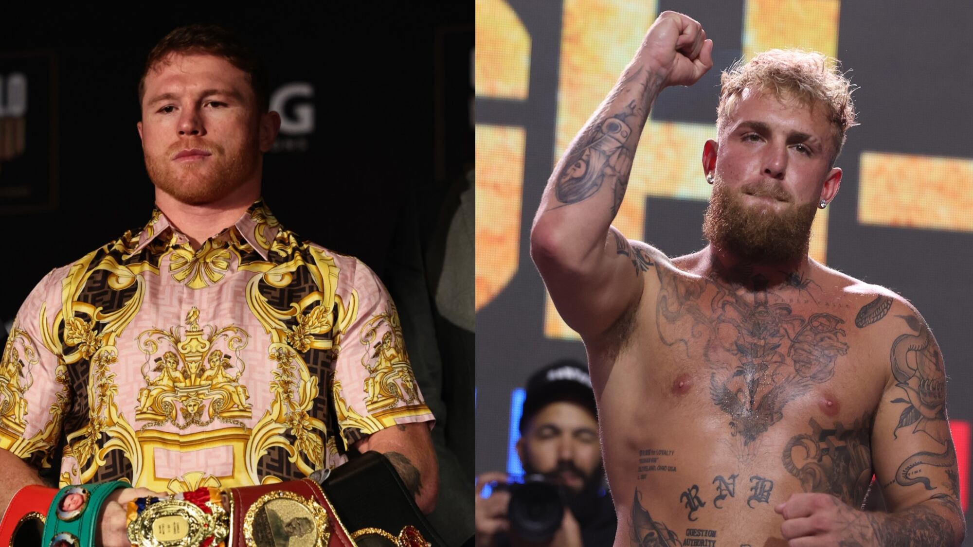 Canelo y Jake Paul