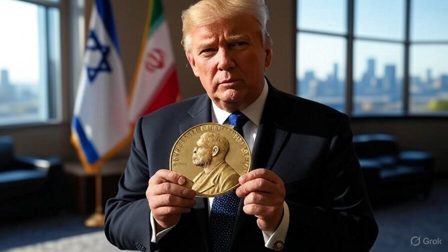 Según el legislador que presentó la candidatura, Trump encarna los valores de paz y fuerza que merece el Nobel.