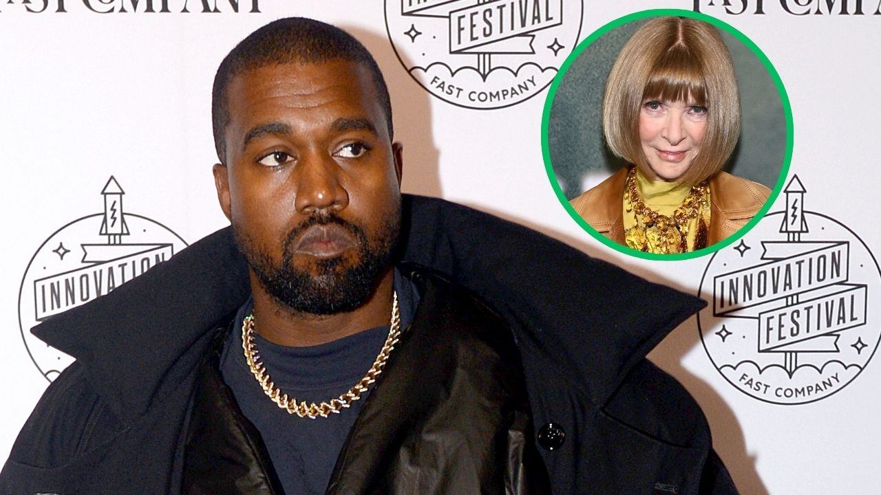 Kanye West y Anna Wintour