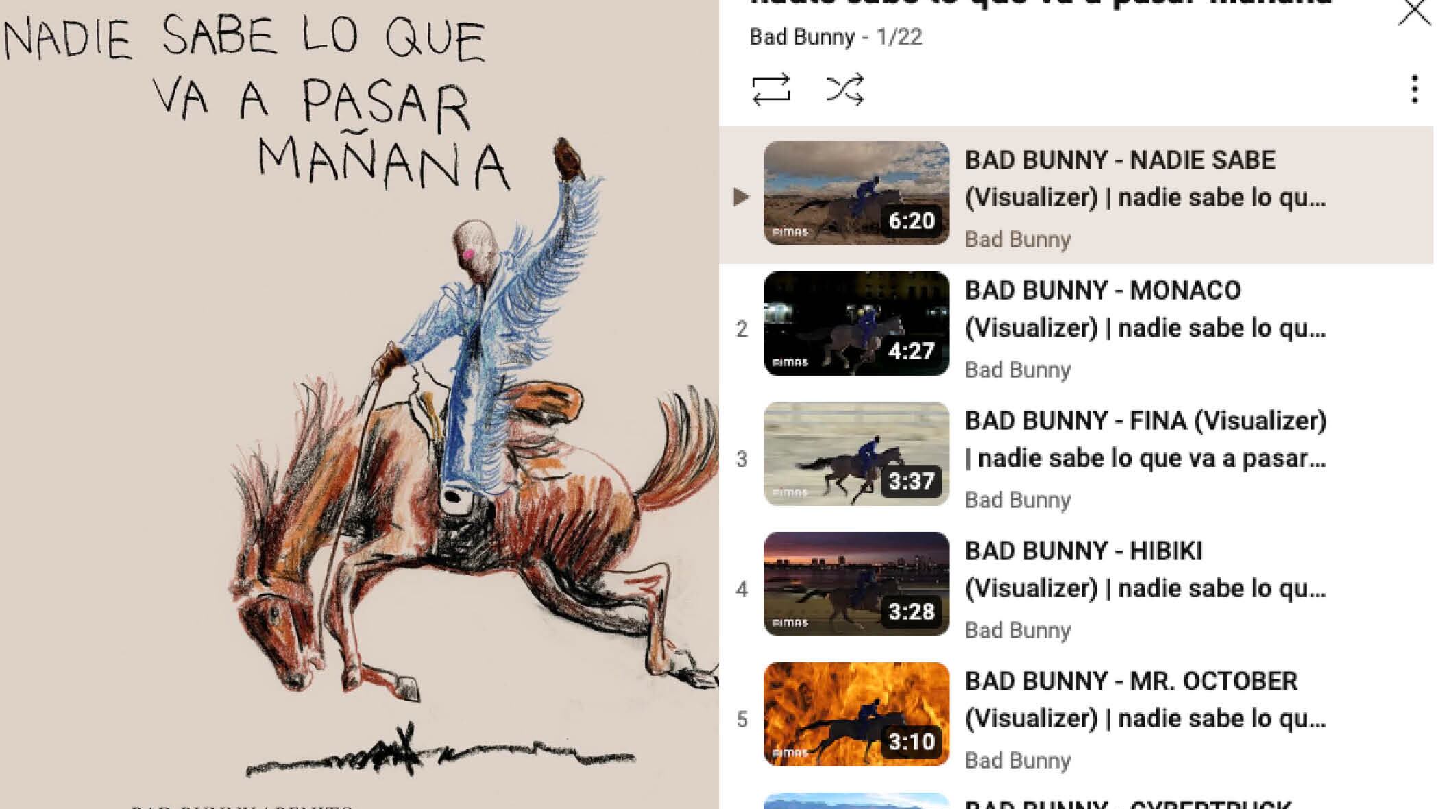 Bad Bunny lanzó su séptimo su álbum musical.