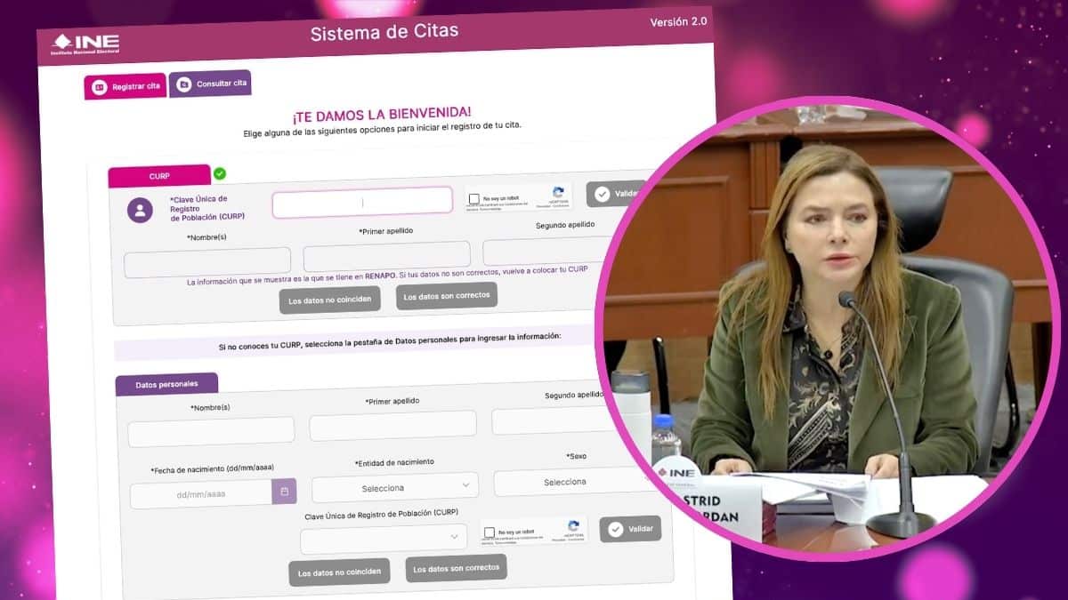 INE cambia el sistema de citas.