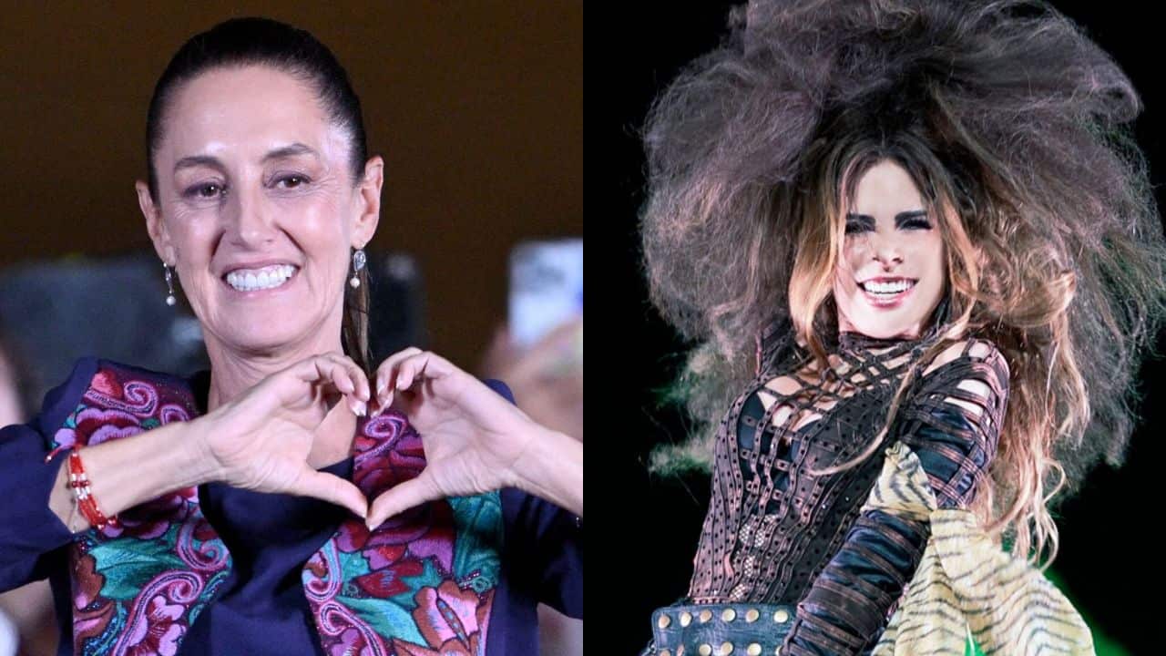 La cantante elogió a la presidenta de México
