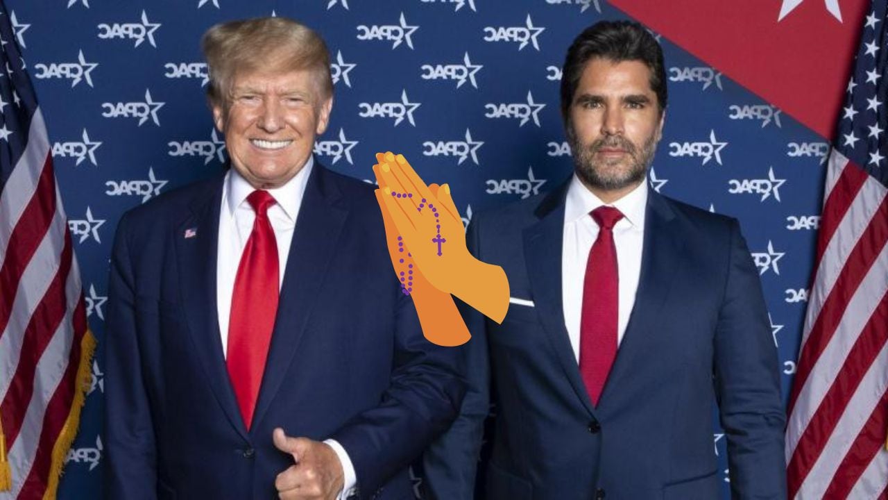 Eduardo Verástegui publicó dos oraciones católicas dedicadas al candidato republicano a la presidencia de Estados Unidos.