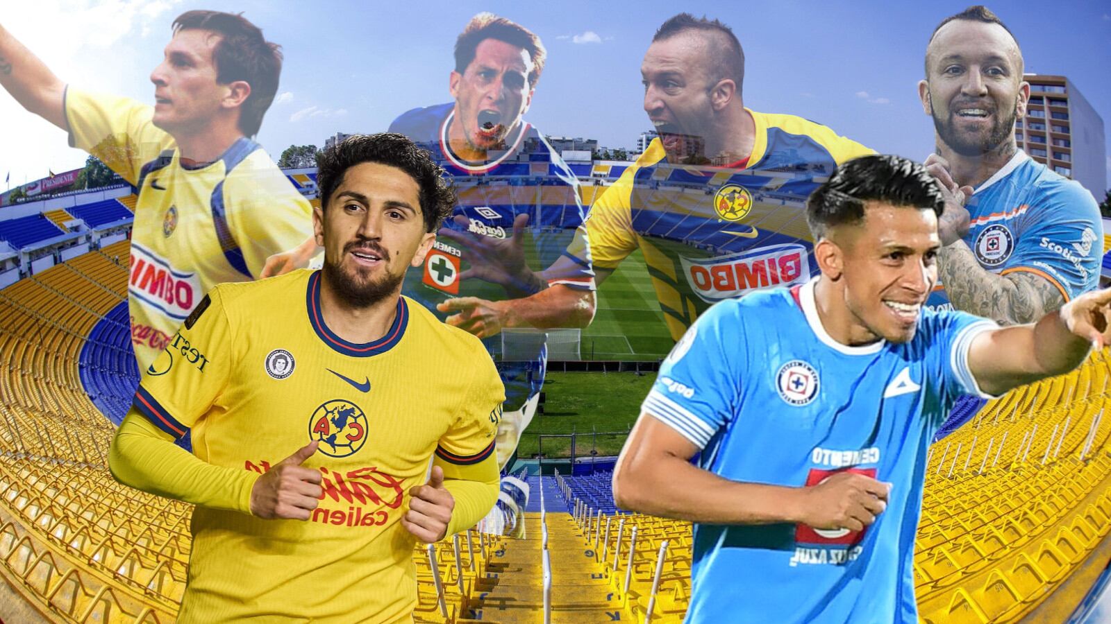 Jugadores de América y Cruz Azul que han vestido ambas camisetas