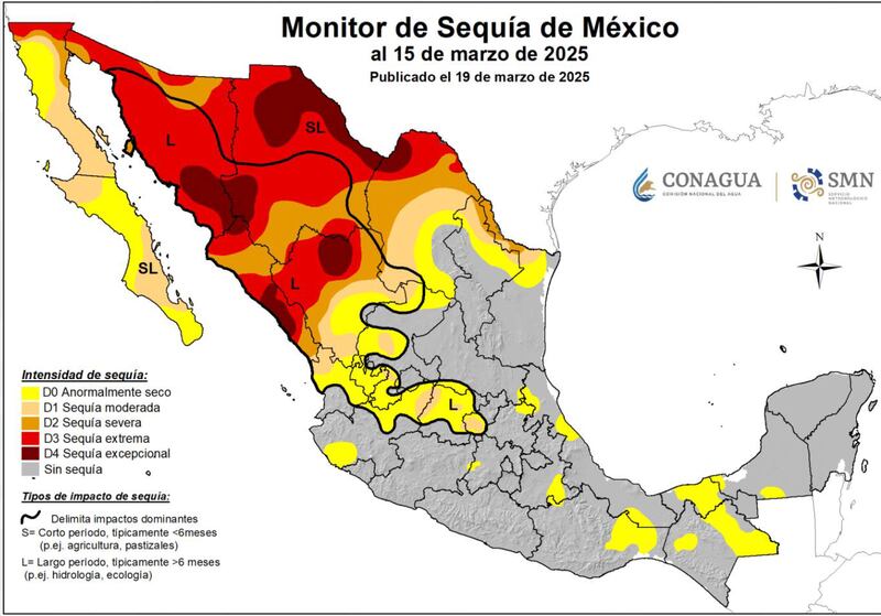 Sequía en el Norte de México
