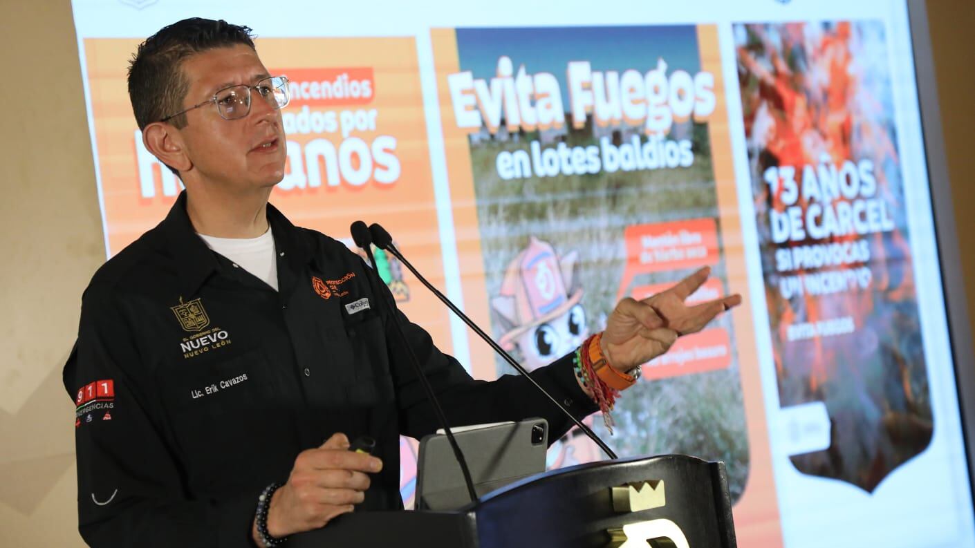 Cavazos señaló que el número de incendios y de hectáreas afectadas se ha reducido notablemente.