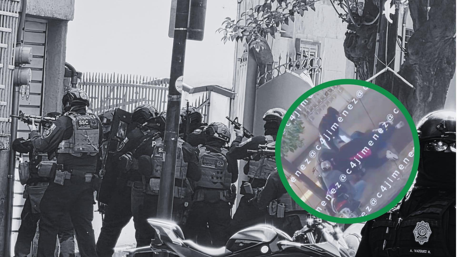 La intervención ocurrió luego de trabajos de inteligencia y vigilancia implementados por la SSC para frenar una extorsión a un negocio.