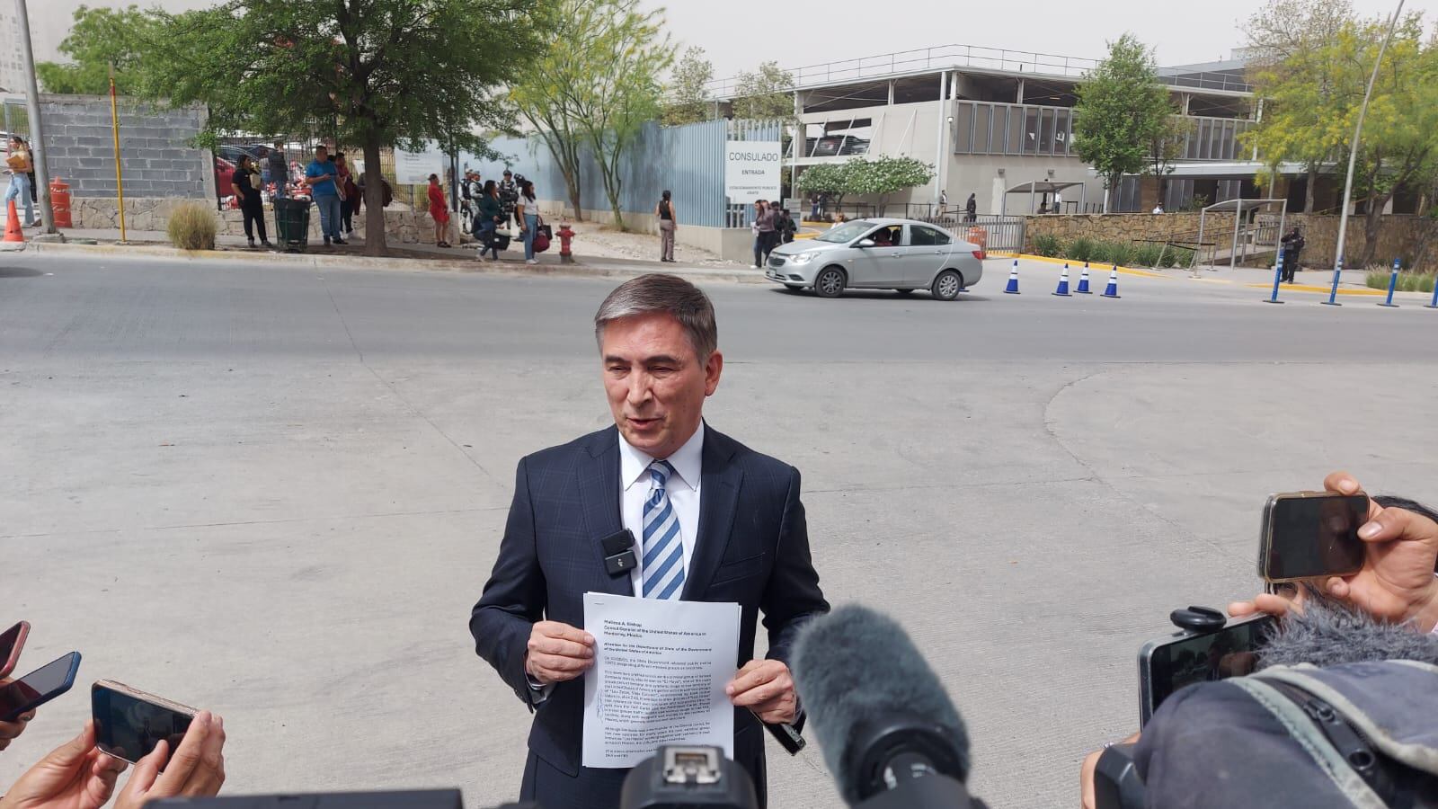 Fasci se quejó de que no le permitieron el ingreso.