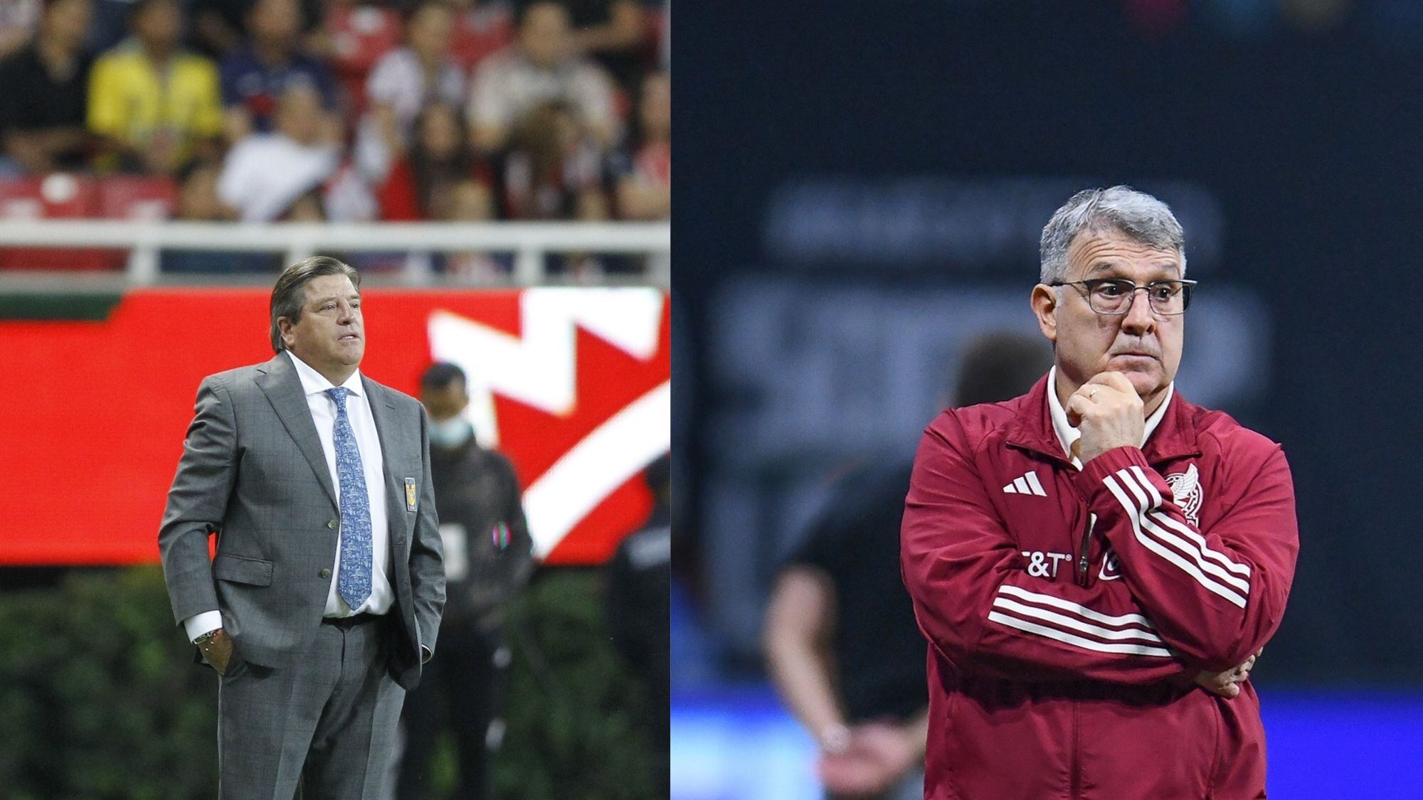 Miguel Herrera y Gerardo Martino