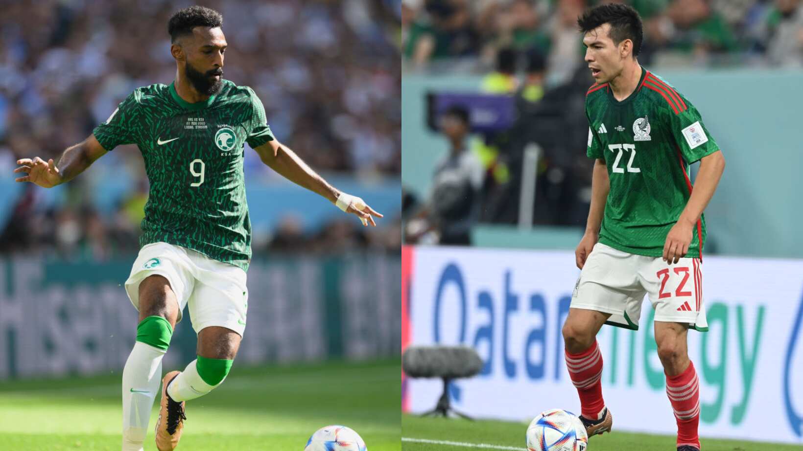 México y Arabia Saudita están obligados a ganar para seguir con vida en el Mundial.