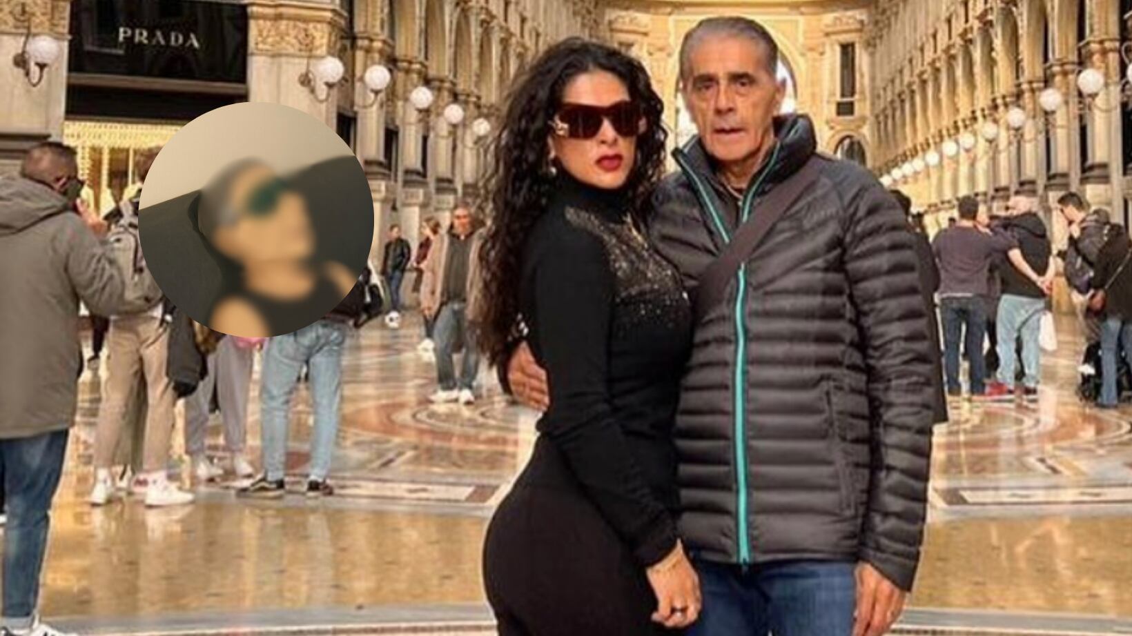 Un internauta recreó la imagen de Lalo Trelles y su esposa al estilo Ghilbi.