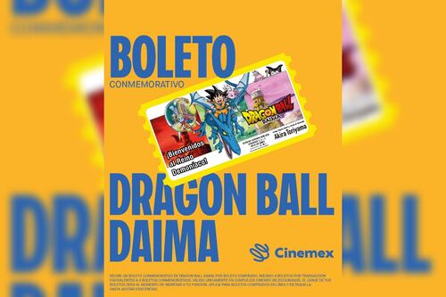 Boleto especial de Dragon Ball Daima para coleccionar: pasos para obtenerlo en Cinemex