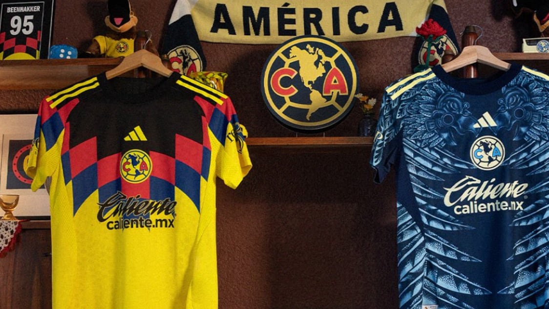 Nuevos jerseys del América para la temporada 2025-2026.
