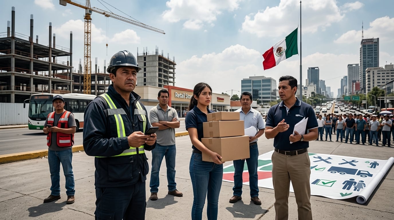 México apenas creó 138 mil empleos formales en año y medio