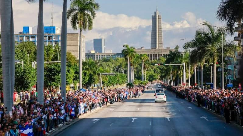 Homenaje a militares cubanos.