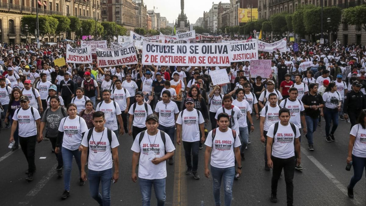 Jueves 2 de octubre: Manifestaciones y marchas hoy CDMX; alternativas viales y calles afectadas