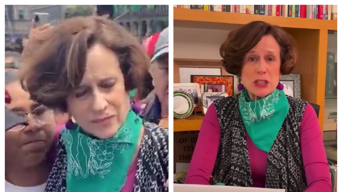La politóloga se pronunció luego de que le pidieron que se retirara en el Zócalo. (Especial)