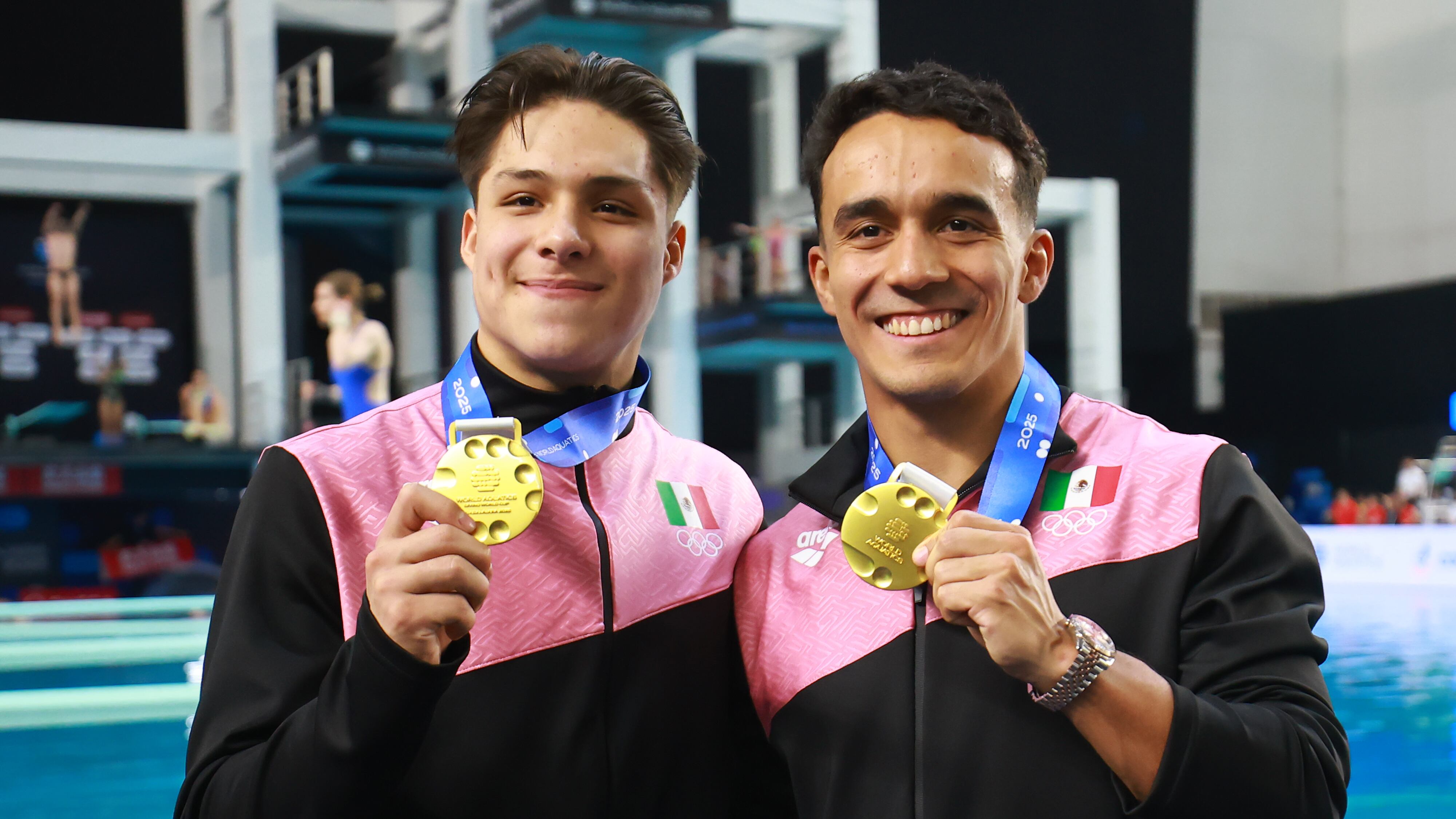Osmar Olvera y Juan Celaya ganaron el oro en el Mundial de Clavados 2025.