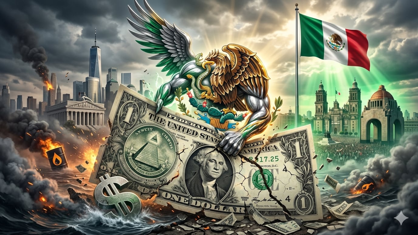 El dólar acumula una caída de 4.80% en diez sesiones y toca su nivel más bajo desde que inició el conflicto.